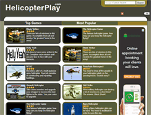 Tablet Screenshot of helicopterplay.com